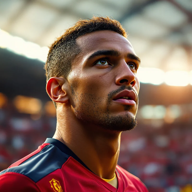 Ronaldo avatar profile image with champion focus