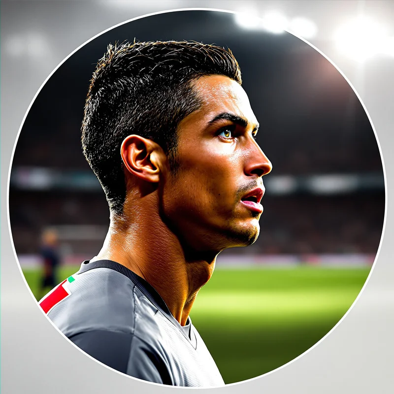 Ronaldo profile image optimized for recognition