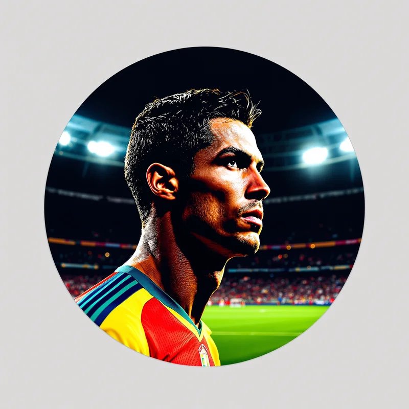 Ronaldo profile image optimized for recognition
