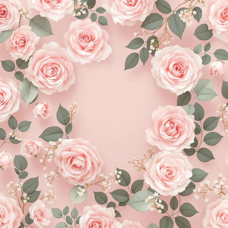 Calm pastel rose background