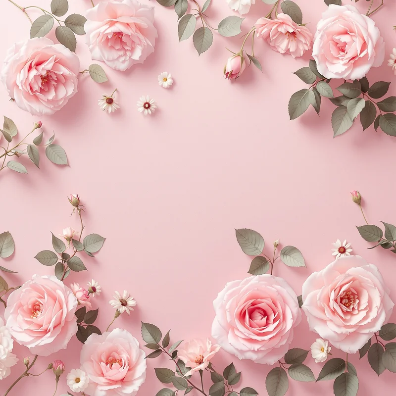 Dreamy pastel rose background