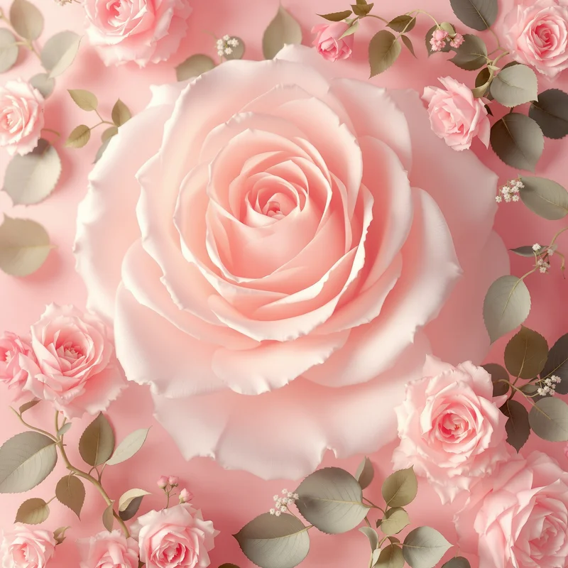 Dreamy pastel rose background