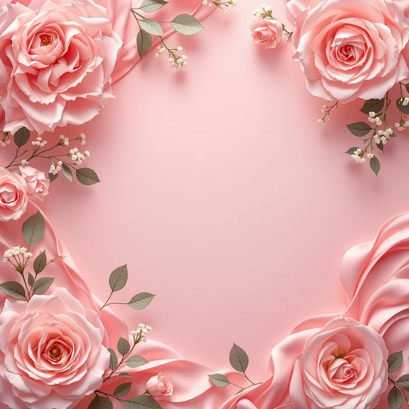 Eternal blush rose background