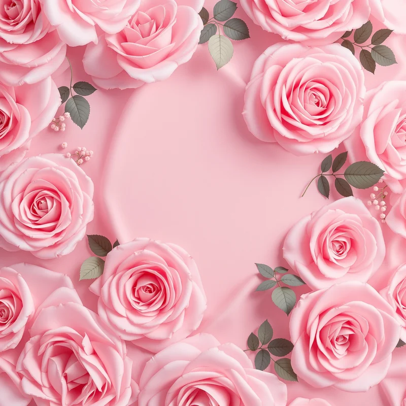 Gentle pink rose background