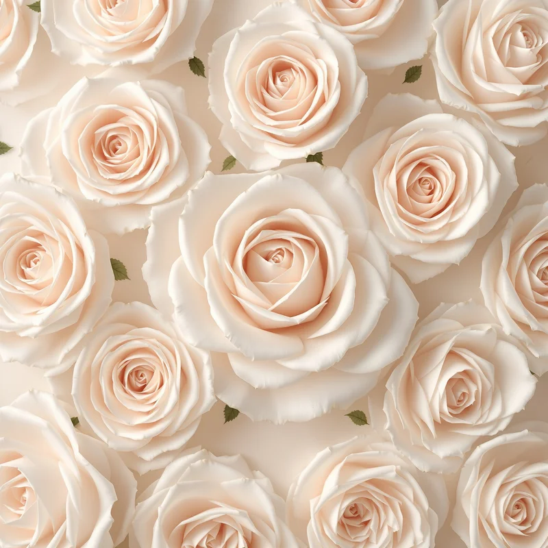 Luxe white rose background