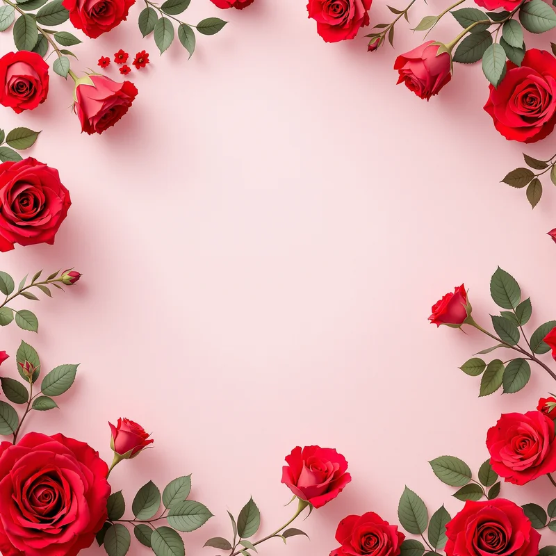 Luxury red rose background