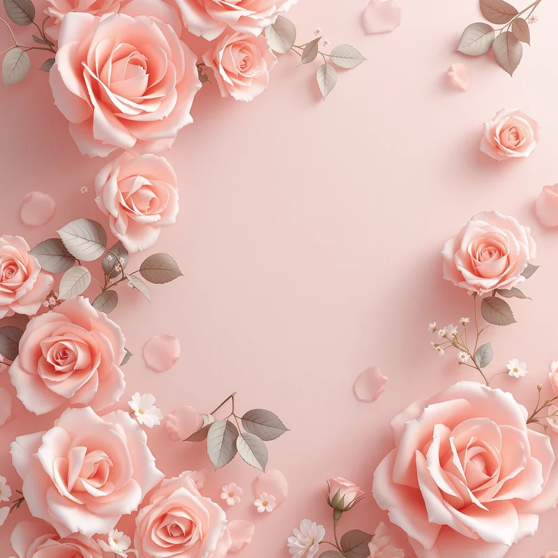 Mystic blush rose background