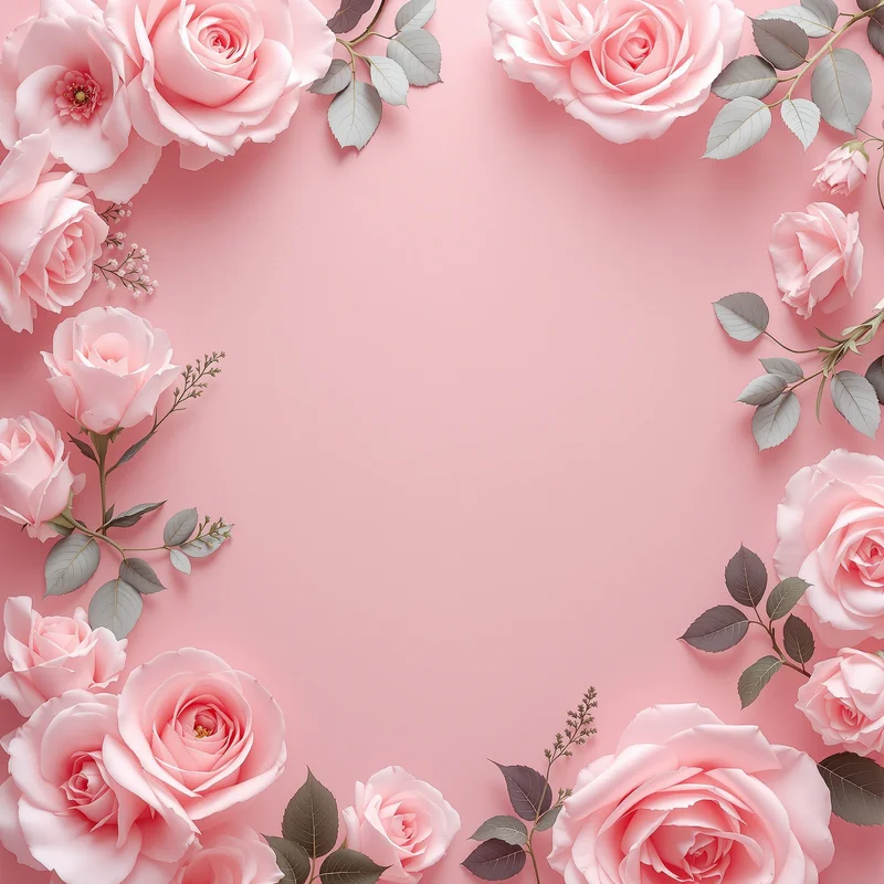 Signature blush rose background