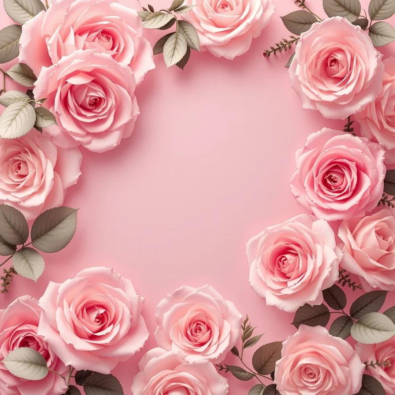 Studio elegant rose background