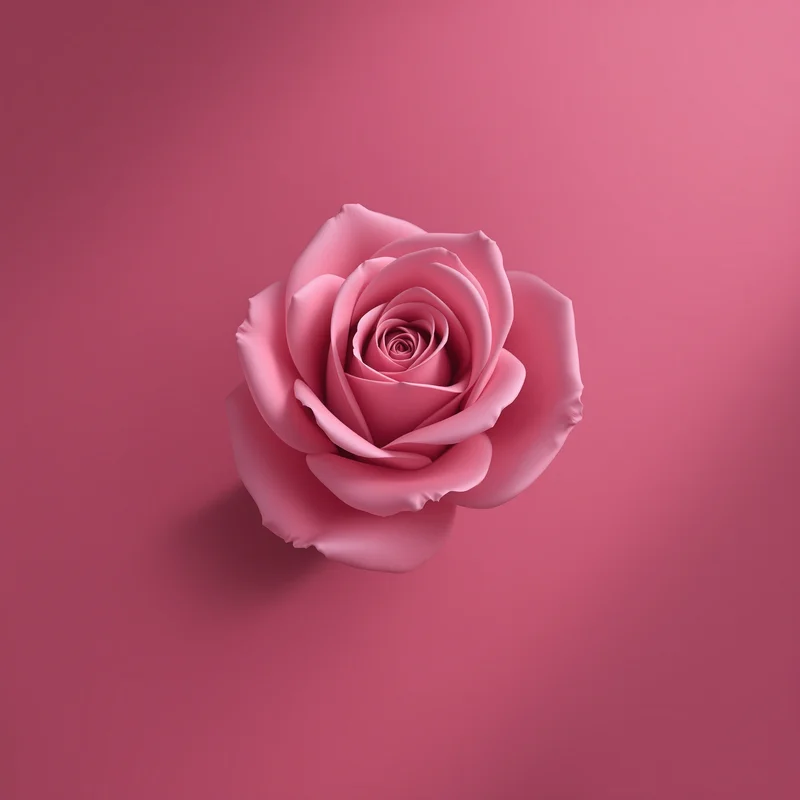 Studio minimal rose background