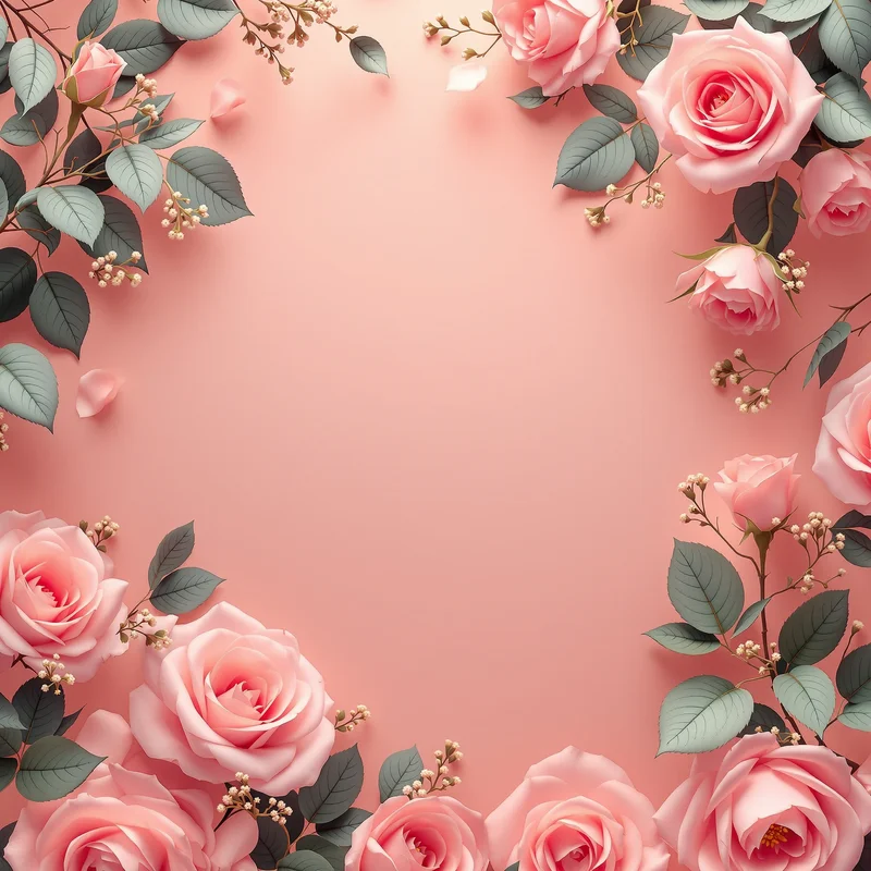 Warm blush rose background