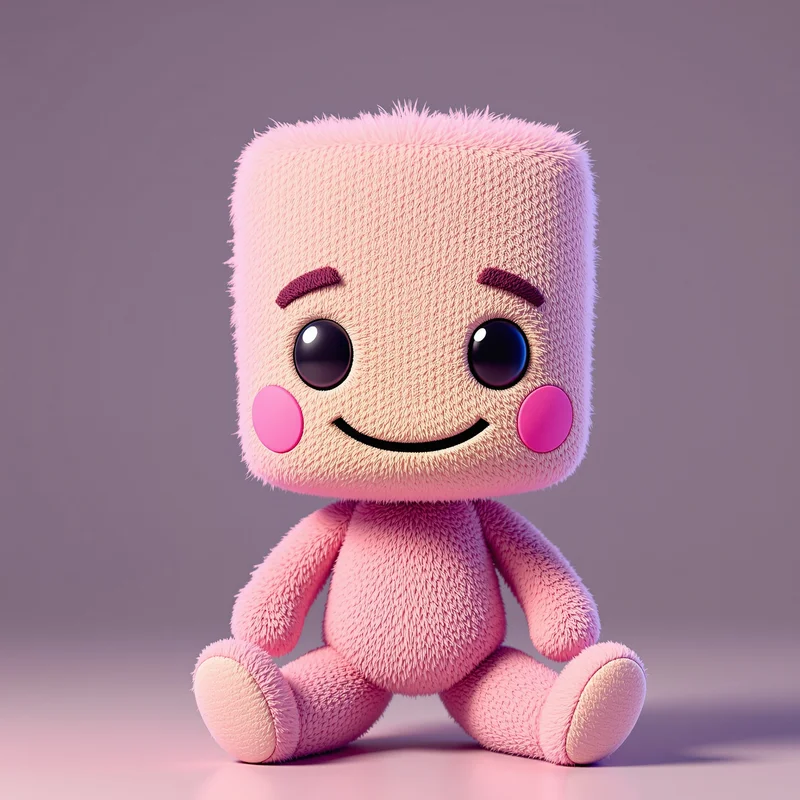 Sackboy PFP with soft texture for messaging profile icon