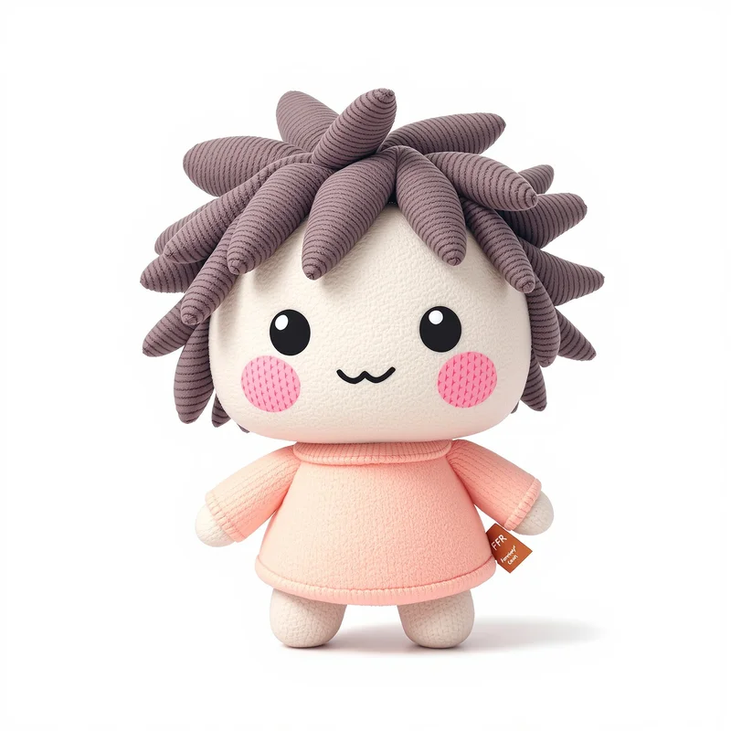 Sackboy avatar image with stitched fabric for gaming identity