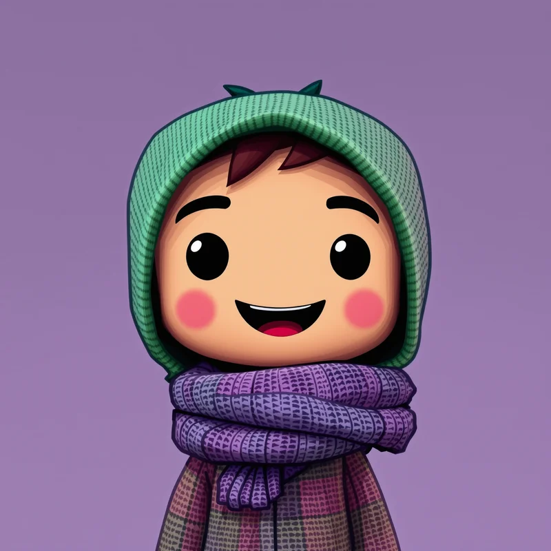 Sackboy profile picture with cute expression for social media avatar