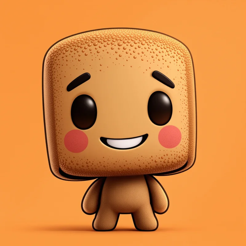 Sackboy avatar image with bright colors for social media avatar