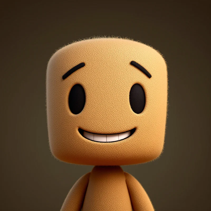 Sackboy PFP with playful pose for avatar display