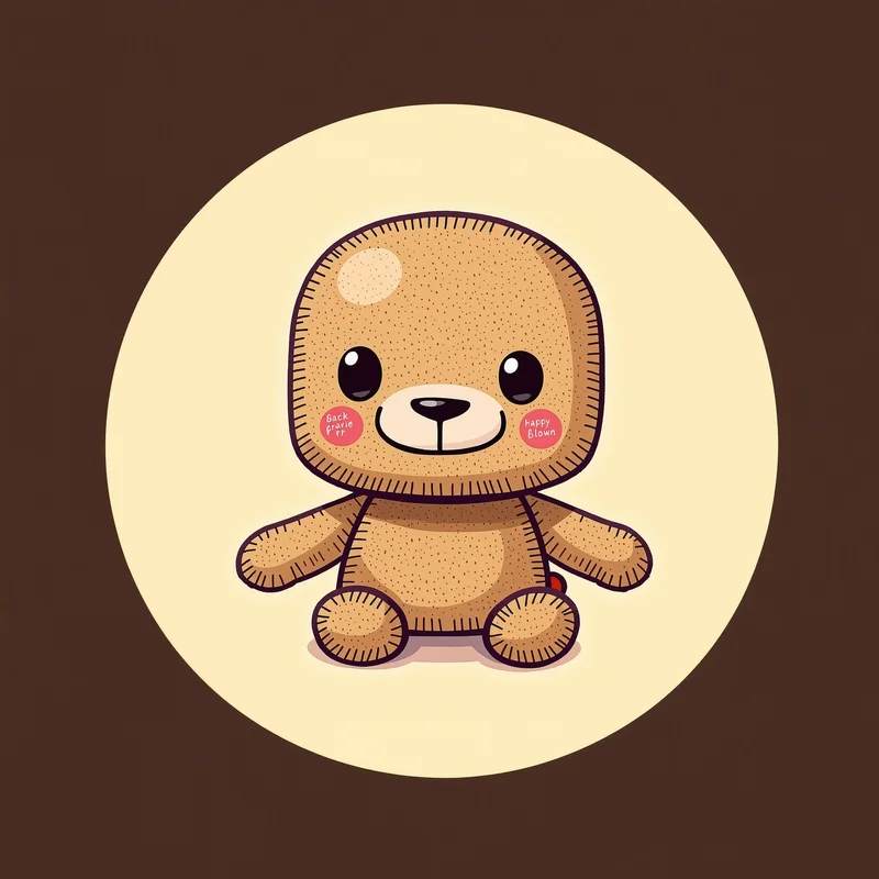 Sackboy portrait icon with bright colors for gaming identity