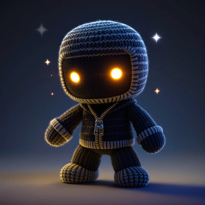 Internet legend Sackboy PFP with iconic plush aura