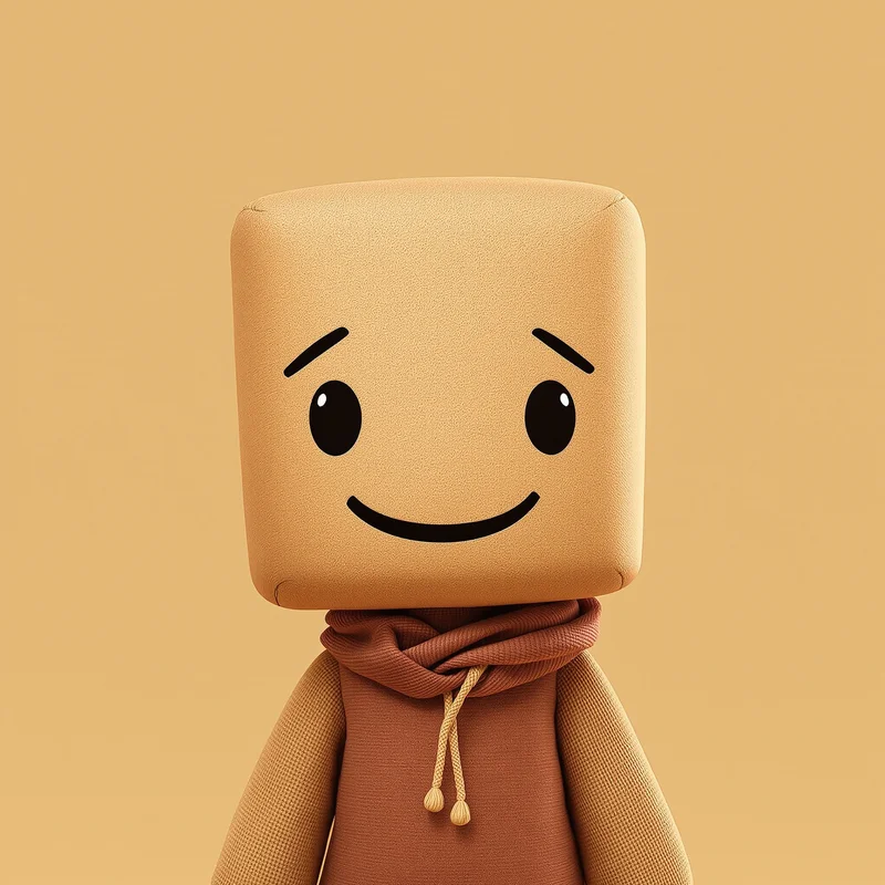 Sackboy PFP with playful pose for profile picture use