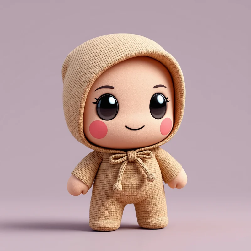 Sackboy profile picture with playful pose for messaging profile icon