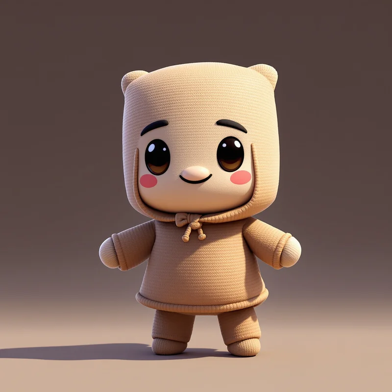 Sackboy PFP with soft texture for gaming identity