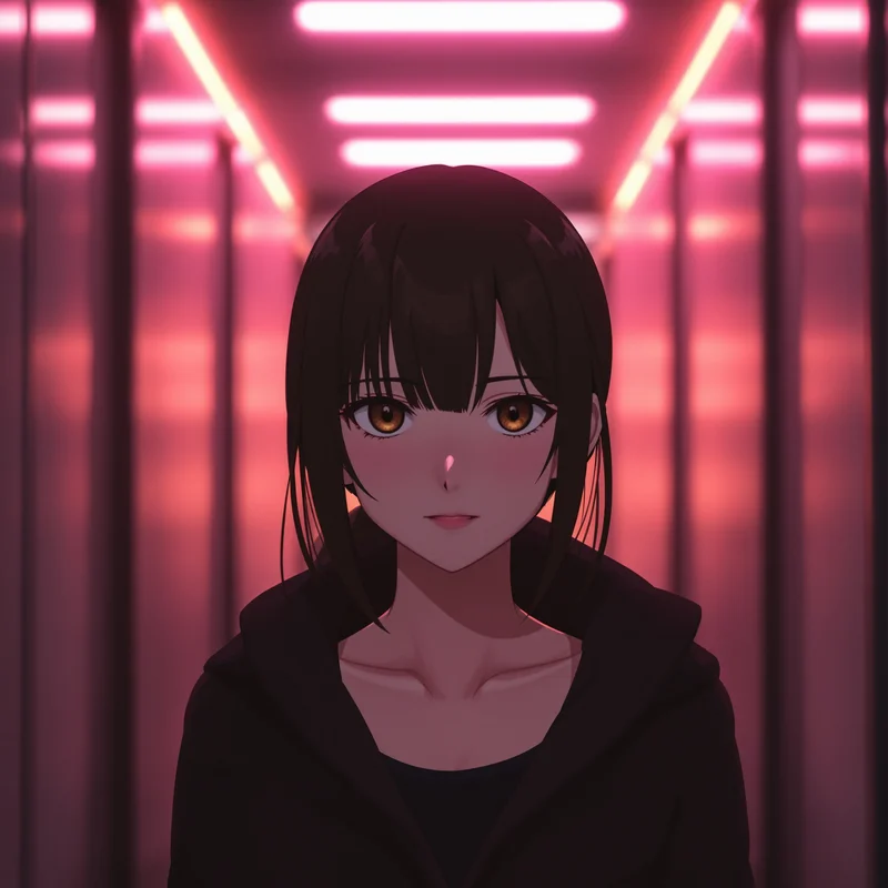 Sad anime PFP avatar with rainy window scene and clear face