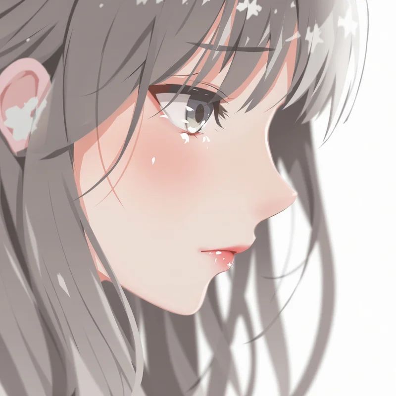 sad anime pfp with vulnerable softness and emotional collapse