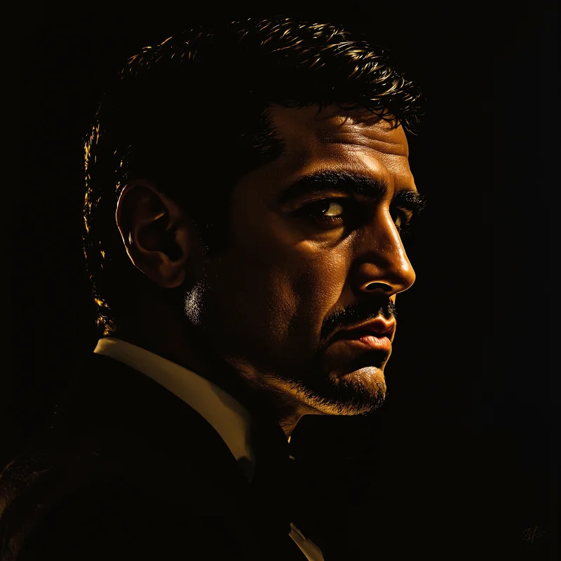 Scarface PFP with expensive darkness, readable crop, and dominant social presence