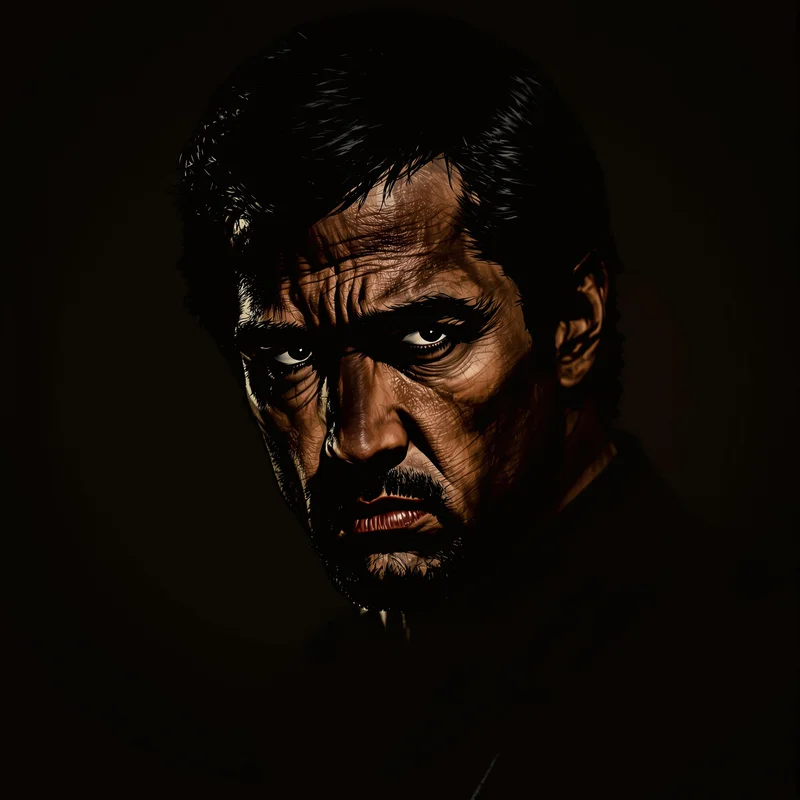 Scarface avatar for profile use with wealth, paranoia, and sharp visual control