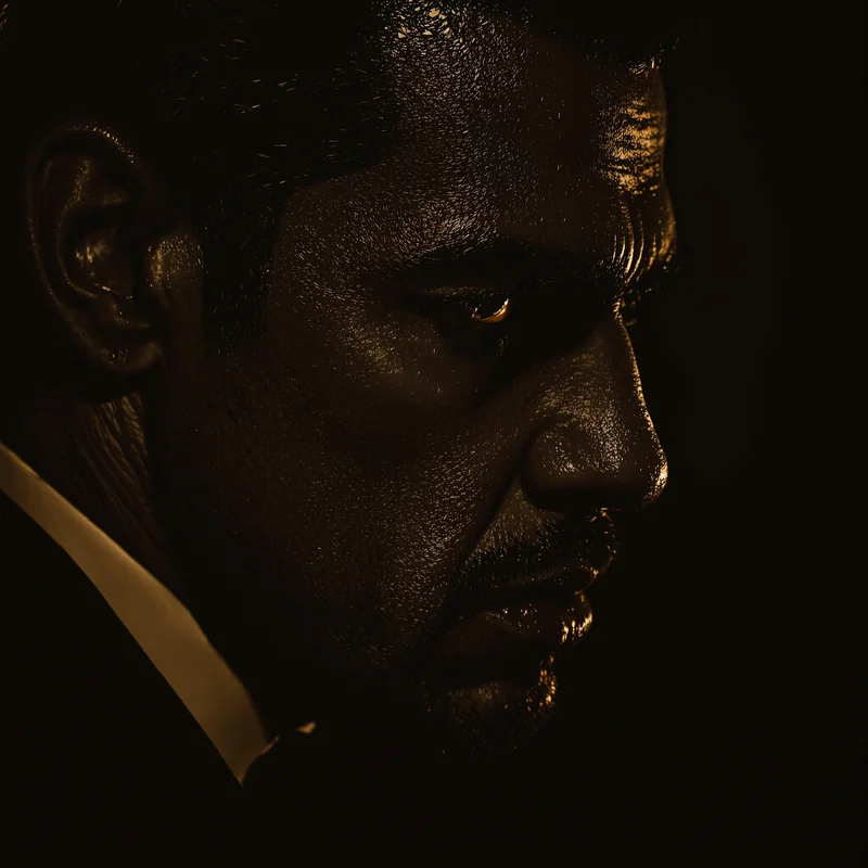 Scarface PFP image with dark golden mood and powerful social identity signal