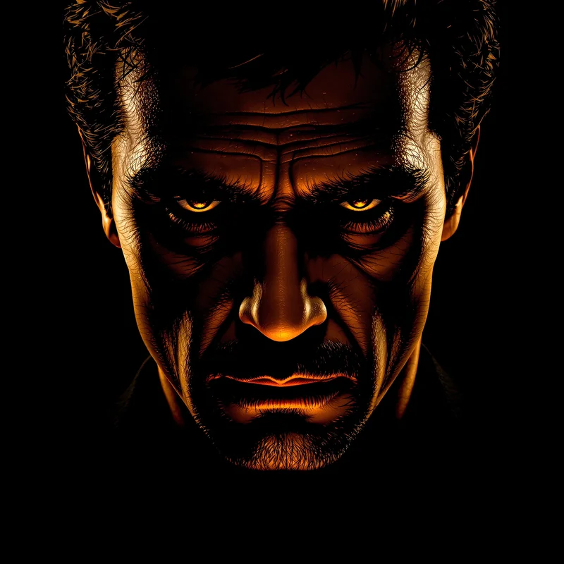 Scarface avatar icon with polished menace and high-status profile identity feel