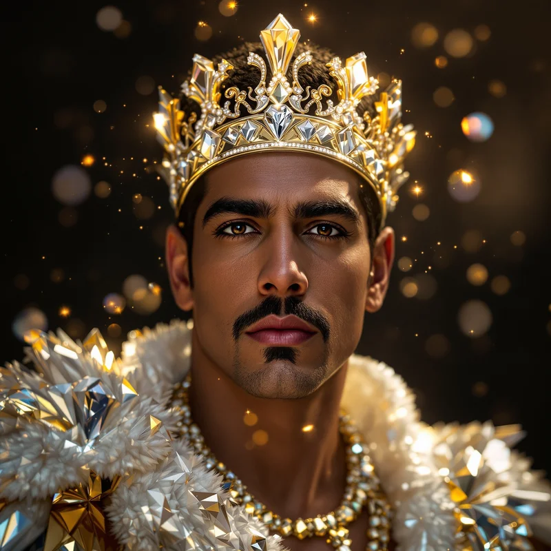 Diamond crown Tony avatar.
