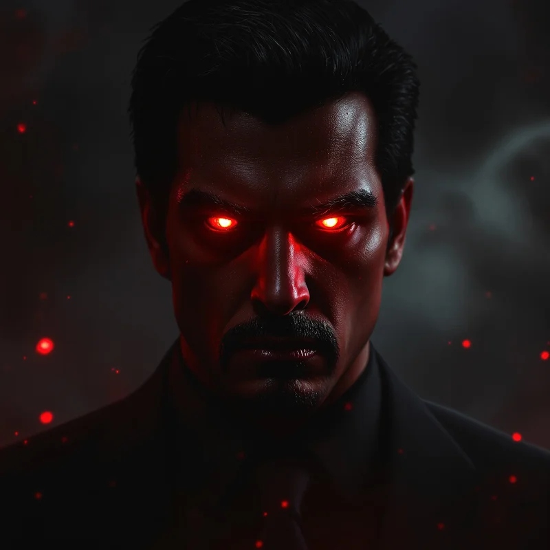 Red eyes Tony avatar.