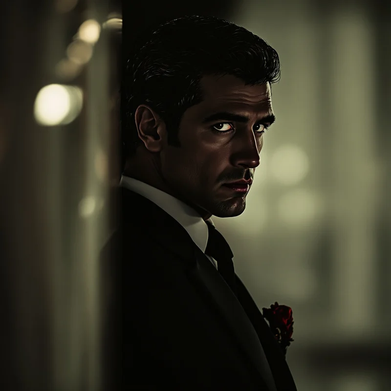 Scarface profile avatar with ruthless confidence and compact identity clarity