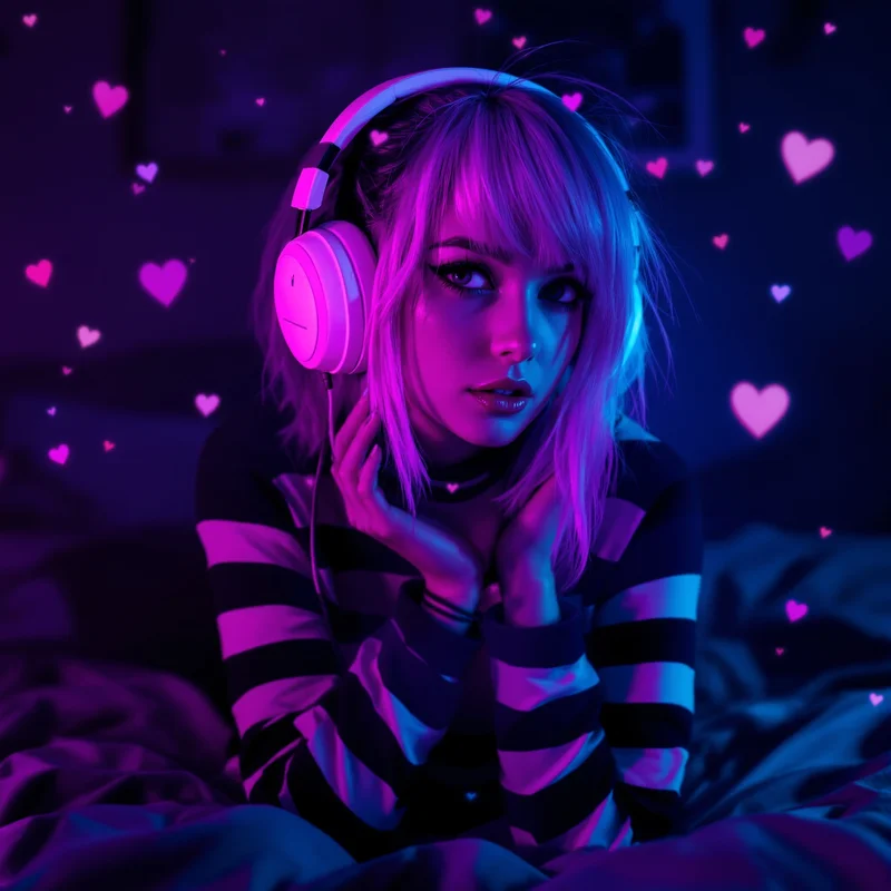 Emo Scene Girl PFP.