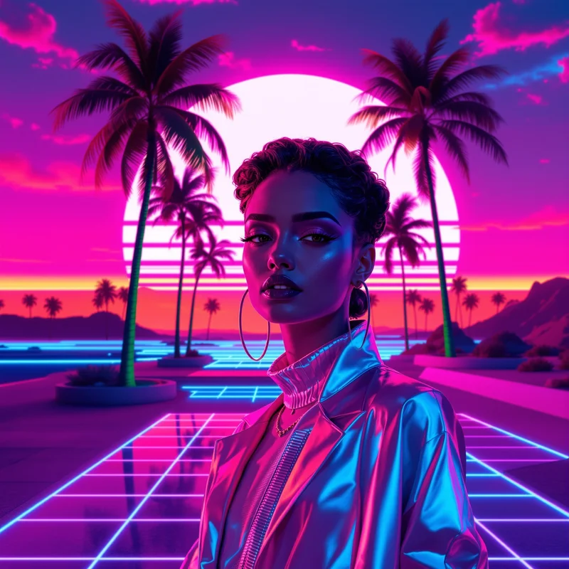 Vaporwave Scene PFP.