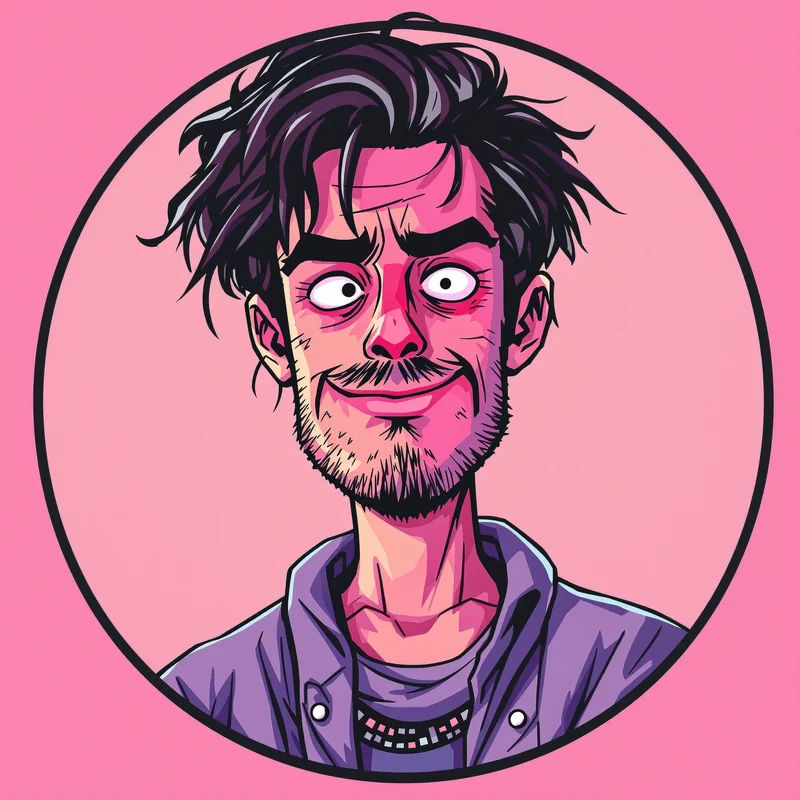 Scott Pilgrim PFP with comic style and identity focus