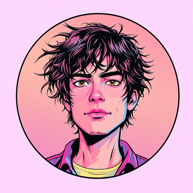 Scott Pilgrim avatar portrait with offbeat personality
