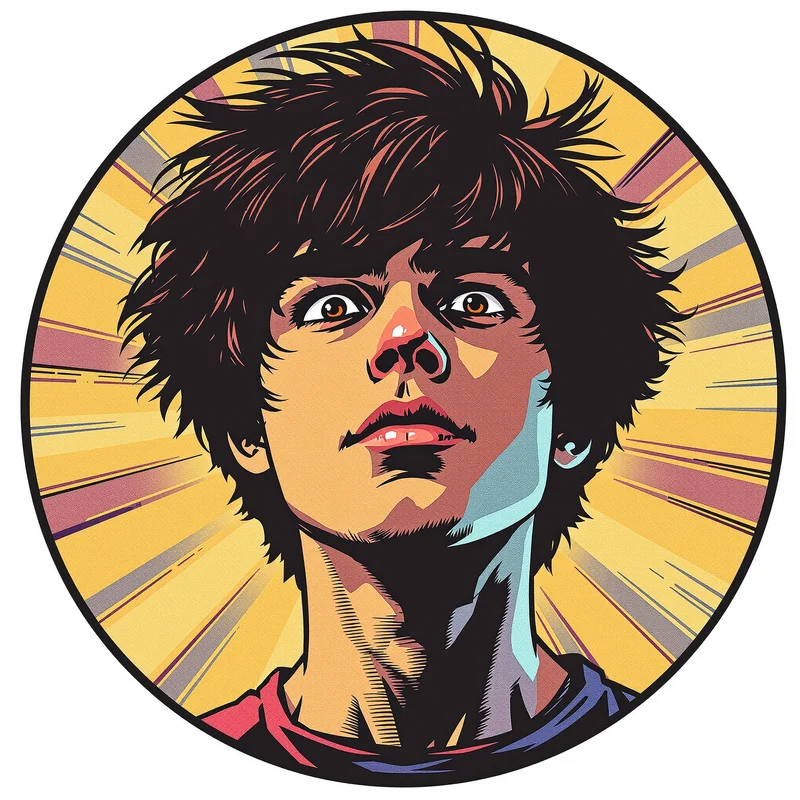 Scott Pilgrim avatar portrait with offbeat personality