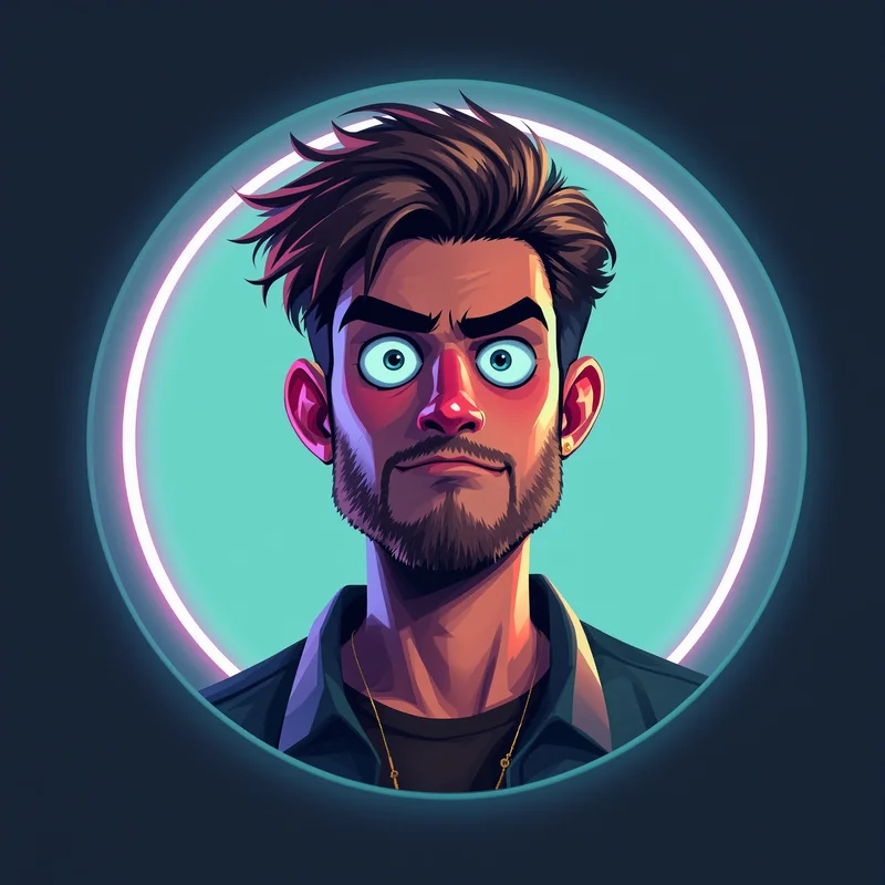 Scott Pilgrim avatar portrait with offbeat personality