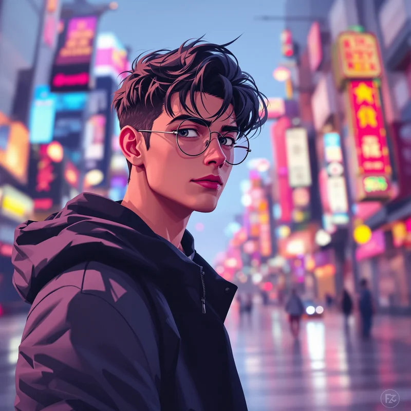 Scott Pilgrim avatar profile image with awkward expression