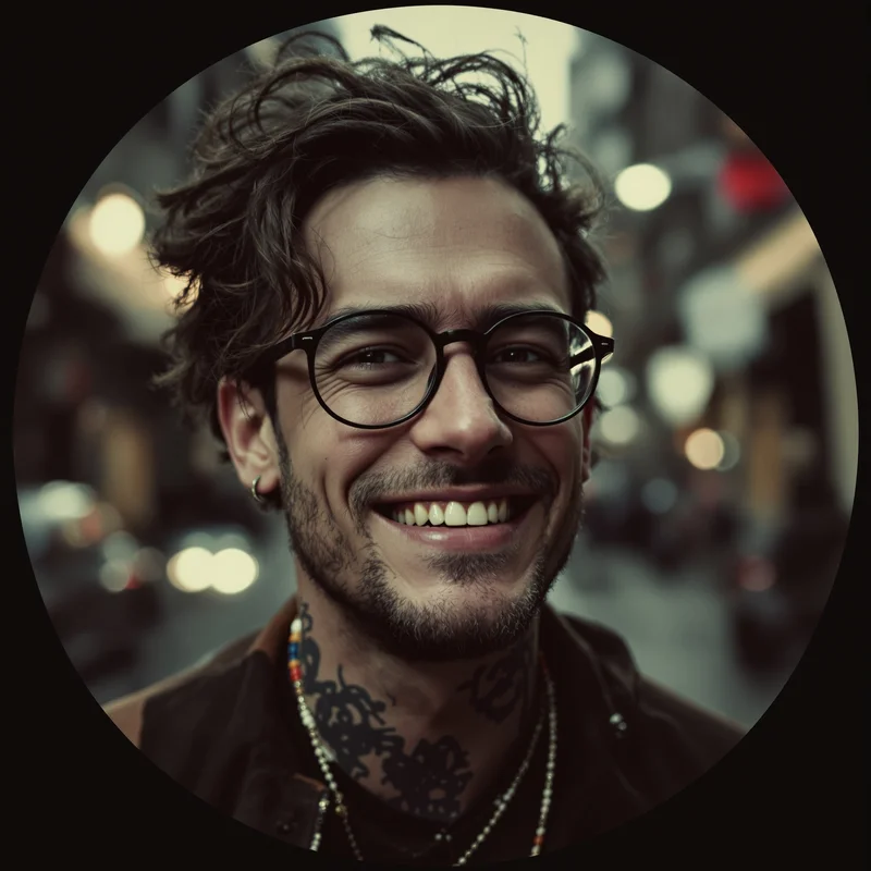 Scott Pilgrim avatar portrait with offbeat personality