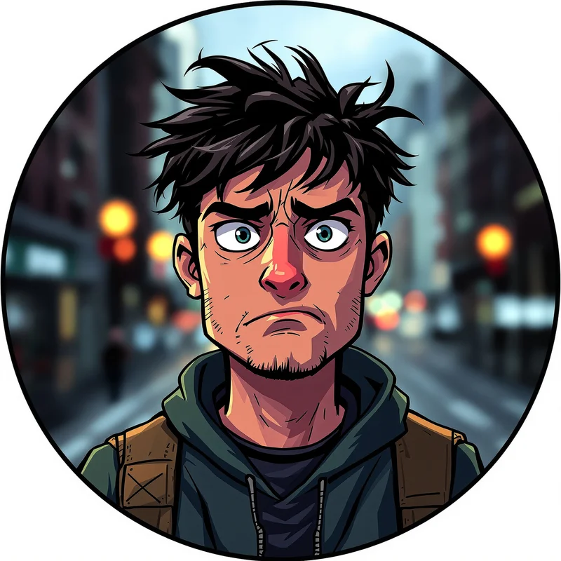 Scott Pilgrim PFP avatar with indie identity and quirky presence