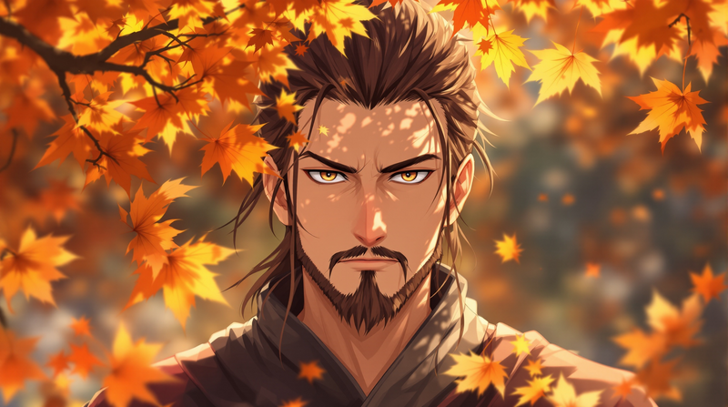 samurai anime avatar portrait profile picture