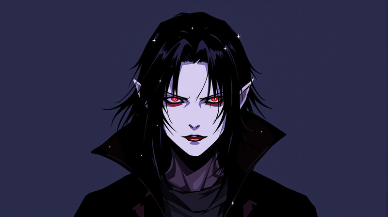 vampire anime avatar portrait profile picture