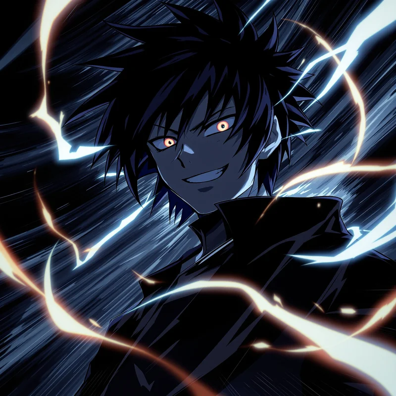 Blue Lock Shidou profile picture with sharp highlight lighting for anime profile display