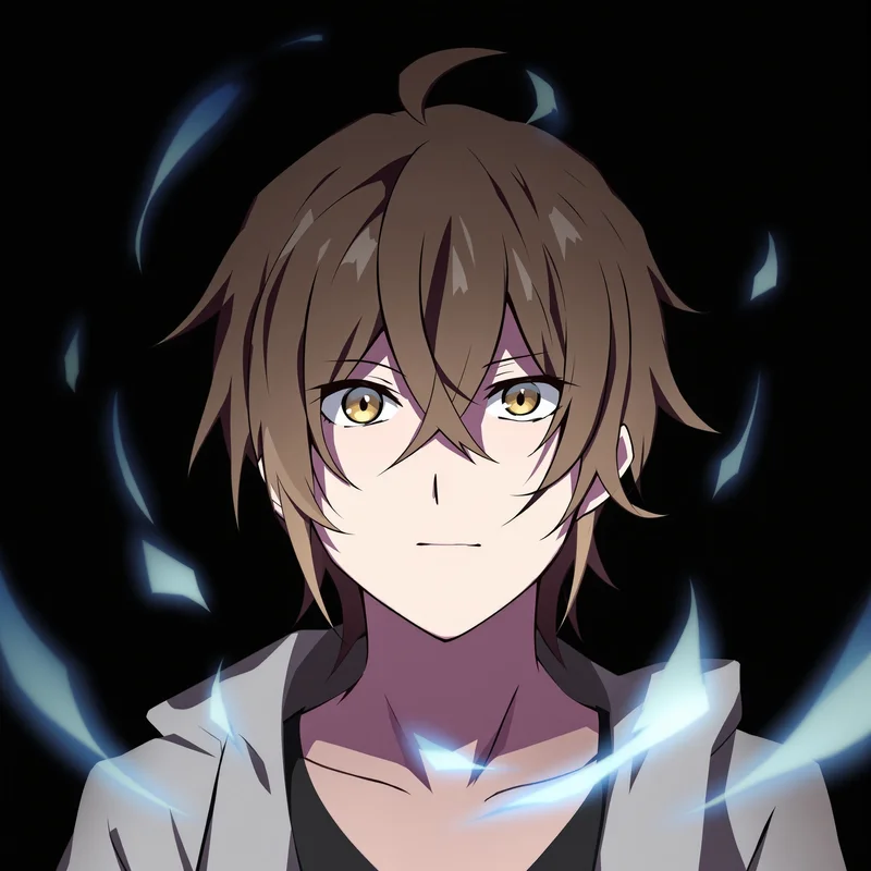 dark Shidou profile avatar with high contrast lighting for Blue Lock PFP design