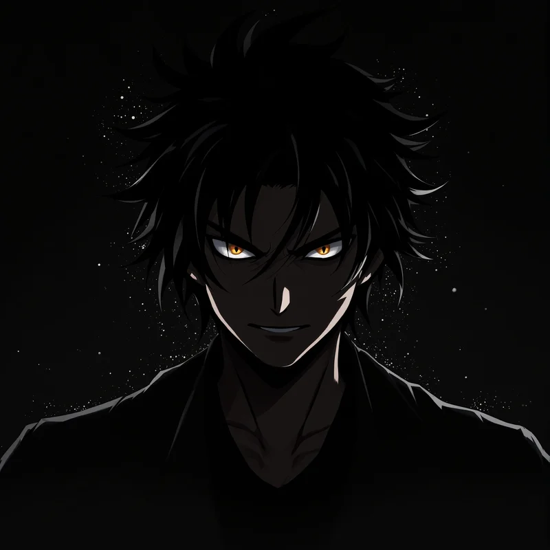 clean Shidou PFP avatar with dynamic motion framing for avatar display