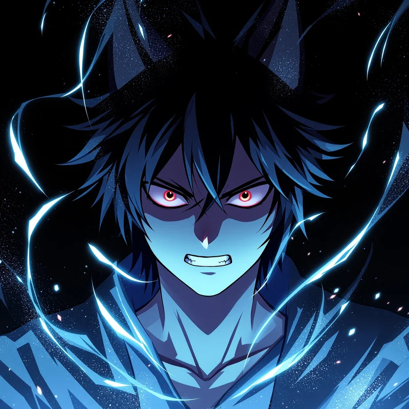 Shidou Ryusei avatar with minimal dark background for avatar display