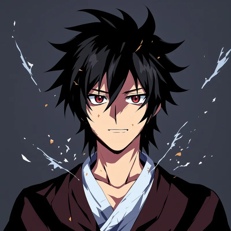 Shidou Ryusei avatar with clean square composition for social media avatar